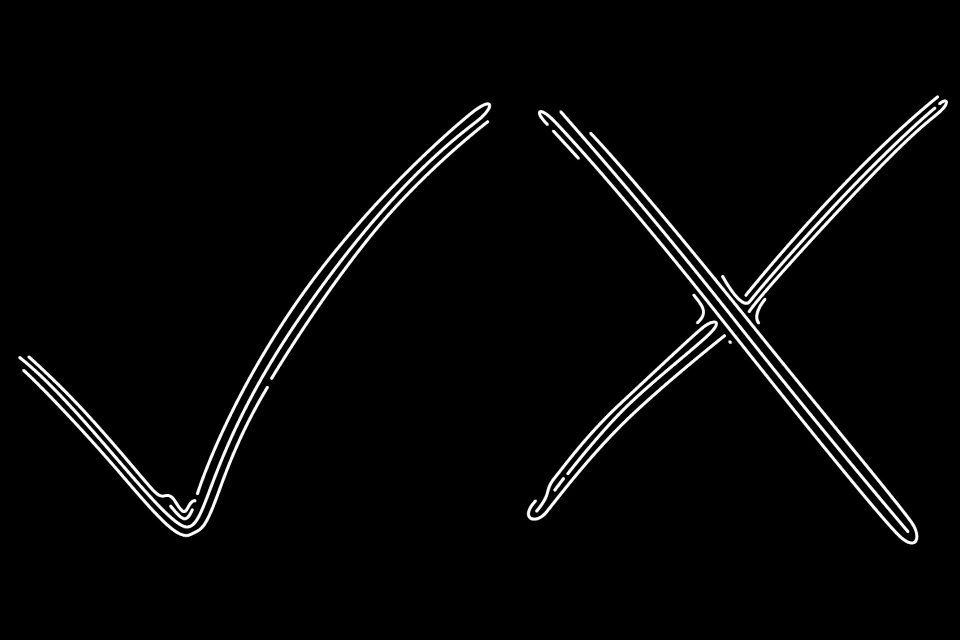 Preview image as a drawn illustration on the topic of advantages and disadvantages of sharpening methods